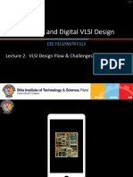 Analog and Digital VLSI Design: Lecture 2: VLSI Design Flow & Challenges in VLSI Design