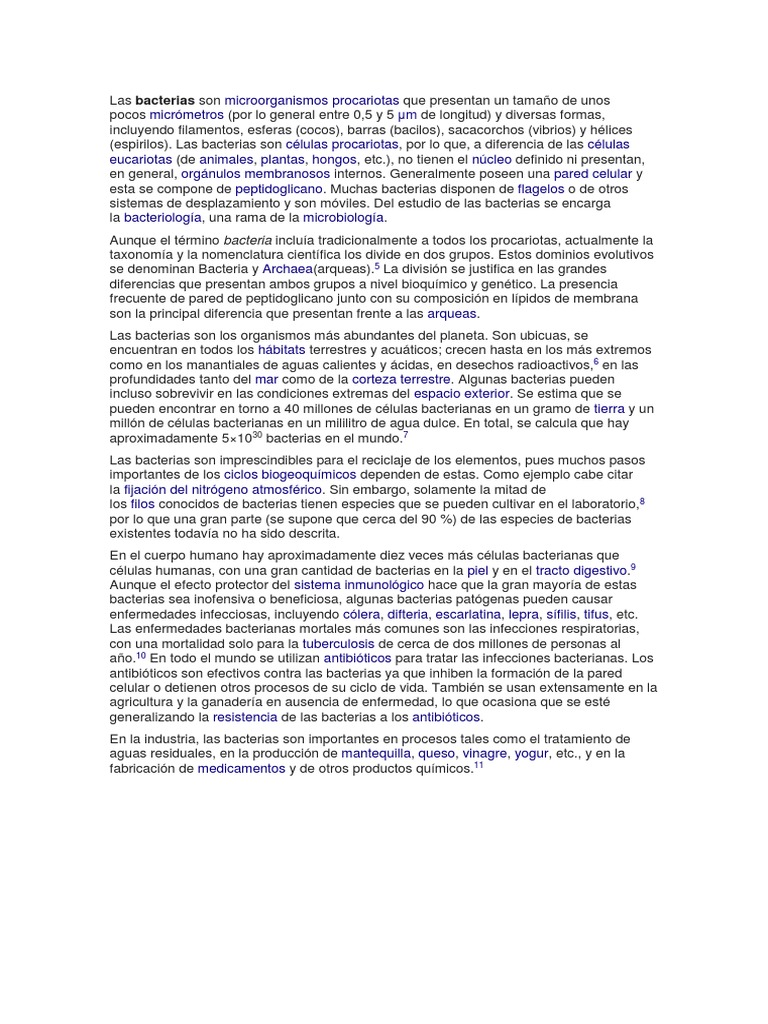 Las | PDF | Archaea | Las bacterias