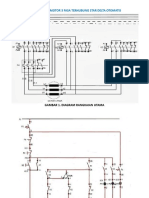 Panel Kontrol Motor 3 Fasa Terhubung Star Delta Otomatis