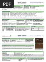 MongoDB CheatSheet v1 0