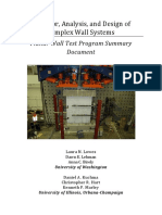 Summary: Seismic Performance of Slender Reinforced Concrete Structural Walls