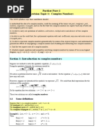 Revision Complex Numbers