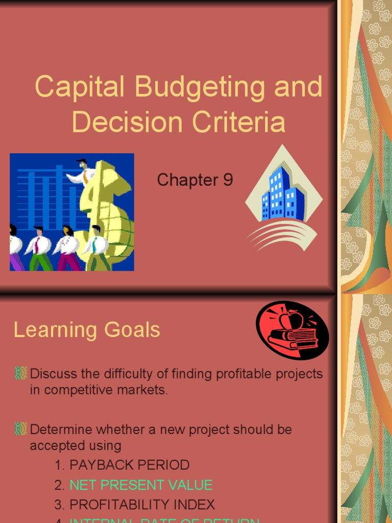 Capital Budgeting Techniques Explained | PDF | Net Present Value ...