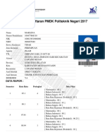 Kartu Peserta PMDK-PN 2017