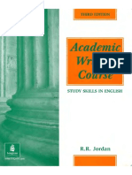 R.R. Jordan Academic Writing Course Study Skills in English