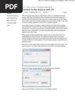 Download Connect to the Arduino With C by mortenstarck5225 SN36285904 doc pdf
