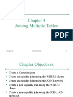 Joining Multiple Tables: Oracle9i: SQL 1