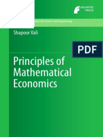 Principles of Mathematical Economics