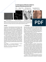 Heterogeneous Reflectance Model for Acquiring and Rendering Human Skin