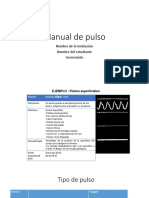 Formato Para El Manual de Pulso