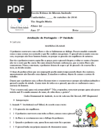  Português 5º Ano III Unidade 