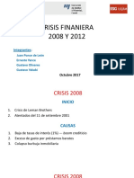 CRISIS FINANCIERA 2008 y 2012