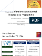 Update of Indonesian National Tuberculosis Programme