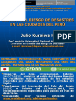 GESTIÓN DEL RIESGO DE DESASTRES EN LAS CIUDADES DEL PERÚ