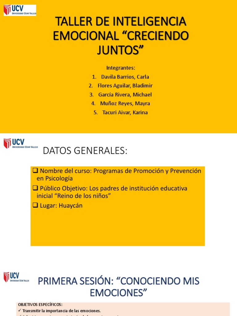 Taller de Emociones para Padres | PDF | Ira | Las emociones