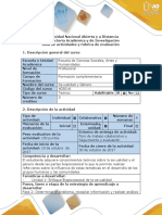 Guía de Actividades y Rúbrica de Evaluación - Fase 2 Determinar El Problema, Recopilar Información y Realizar Análisis Critico y Conclusiones ..