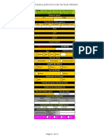 Matriz Plano de Teste Tubulação