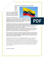 26 de Septiembre Día de La Bandera de Ecuador