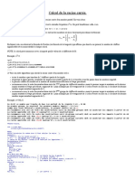 Calcul de La Racine Carrée