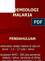 Epidemiologi Malaria