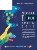 Program Book: Global HR Forum 2017 - Future in Your Hands