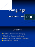 Functions of Language - Revised 2015