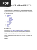 Tutorial Root STB Indihome ZTE ZXV10