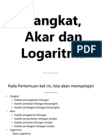 Math04. Pangkat Akar Dan Logaritma