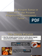 Simple Present Vs Present Continuous