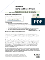 Comment Framework Feb 2011 PDF