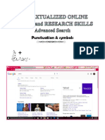 Basic guide to search operators, punctuation & symbols
