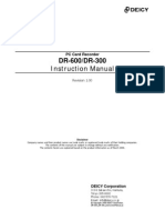 dr-600 Manual