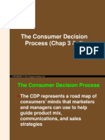 The Consumer Decision Process (Chap 3 & 4)