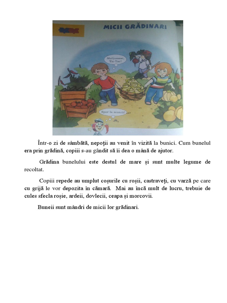 Micii Gradinari | PDF