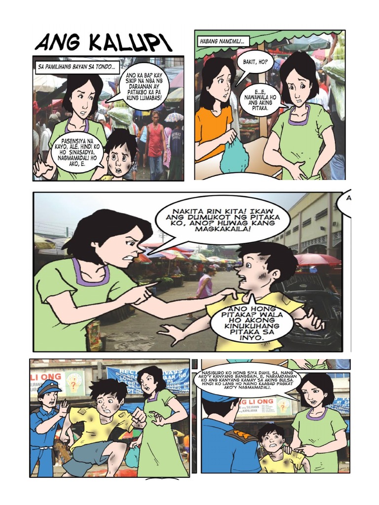 Ang Kalupi Maikling Kwento Ng Makabanghay Comic Art vrogue.co