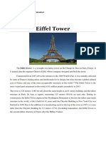 Eiffel Tower: Name: Intan Ayu Wulandari Class: Viii B Absen: 17