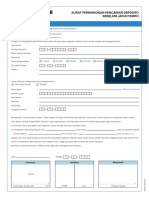 Surat Permohonan Pencairan Deposito