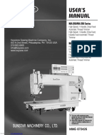 Instruction Manual Sunstar KM-250 - Series PDF