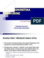 Farmakokinetika Data Urine 6