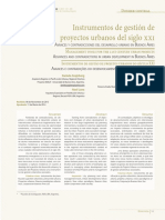 Instrumentos de Gestion De Proyectos Urbanos Del Siglo XXI