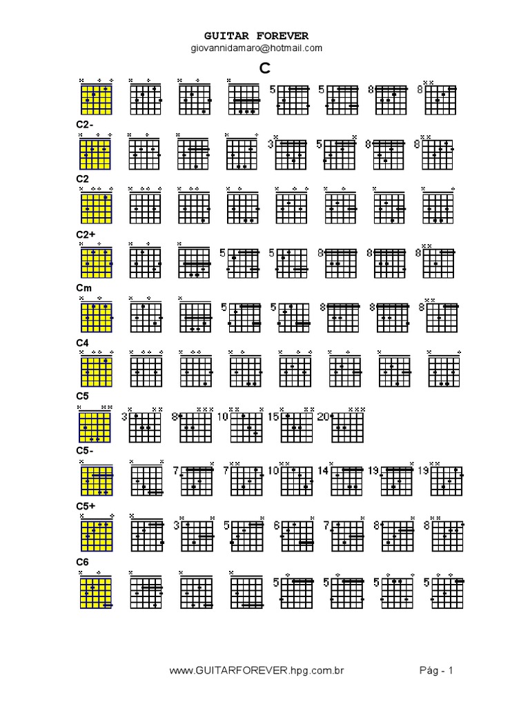 Electric Guitar Chords - A 5 Step Guide For Rapid Chord Skill, image size:768x1024