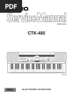 Casio CTK-485 Service Manual