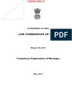 Law Commission Report No. 270 - Compulsory Registration of Marriages