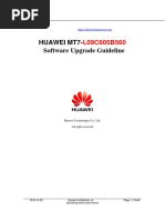 HUAWEI MT7-L09C605B560 SD Card Software Upgrade Guideline