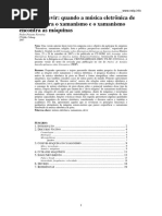 Um Duplo Devir - Quando a Música Eletrônica de Pista Encontra o Xamanismo e o Xamanismo Encontra as Máquinas