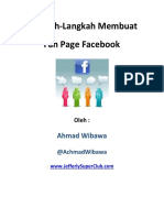 eBook Langkah-Langkah Membuat Fan Page Facebook