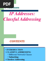 IP Address Subnet Supernet