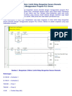 Rangkaian Dua Motor Listrik Hidup Bergantian Secara Otomatis Dengan Menggunakan Program PLC Omron