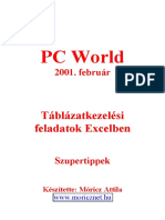 Móricz Attila - Táblázatkezelési Feladatok Excelben
