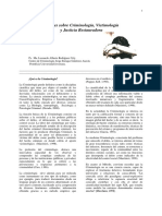 Apuntes Sobre Criminología y Victimología PDF